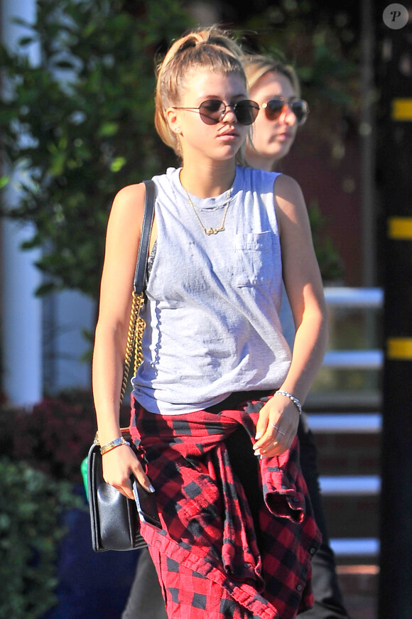 Sofia Richie, fille de Diane Alexander et Lionel Richie, photographiée à West Hollywood le 7 août 2014