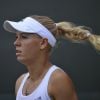 Caroline Wozniacki à Wimbledon le 27 juin 2014