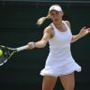 Caroline Wozniacki à Wimbledon le 27 juin 2014