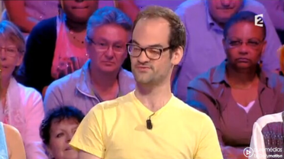 Thomas, fan de Mylène Farmer, le 10 août 2014 sur France 2 dans "Tout le monde veut prendre sa place".