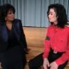 Michael Jackson lors de son interview accordée à Oprah Winfrey en 1993.