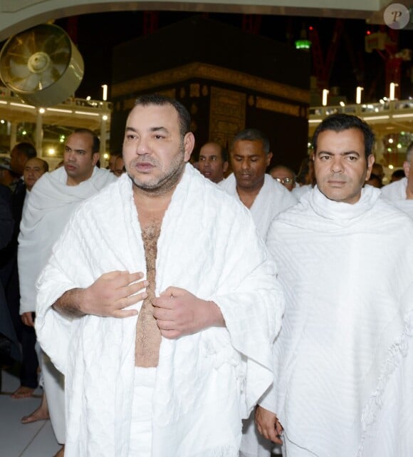 Le roi Mohammed VI du Maroc à La Mecque le 21 juillet 2014