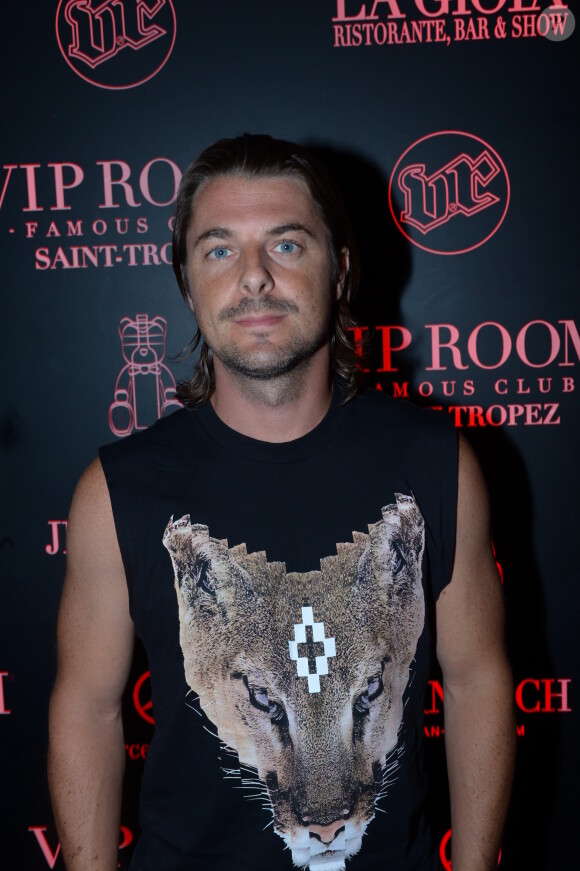 Axwell (Swedish House Mafia) au VIP Room de Saint-Tropez. Le 11 août 2014.