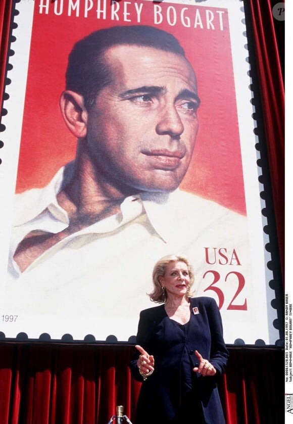 Hommage à Humphrey Bogart avec Lauren Bacall en 1997