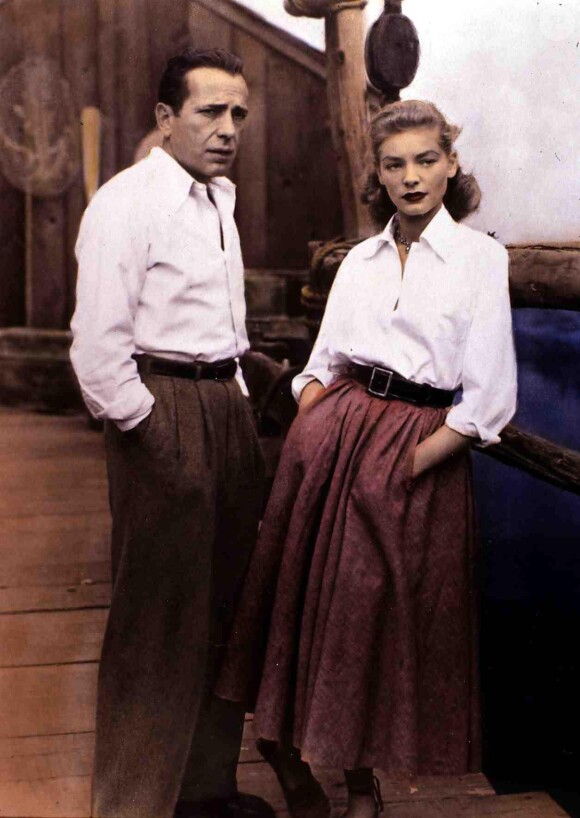 Humphrey Bogart et Lauren Bacall dans le film Key Largo, 1948.