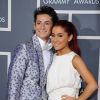 Ariana Grande et son frère Frankie aux Grammy Awards à Los Angeles, le 13 février 2011.