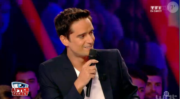 Adrien Lemaître présente l'After Secret sur TF1, le vendredi 15 août 2014.