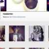La page Instagram de Madonna, qui a posté de nouvelles photos à l'occasion de son anniversaire, le 16 août 2014