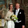 La princesse Nathalie de Sayn-Wittgenstein-Berleburg et Alexander Johannsmann lors de leur mariage religieux le 18 juin 2011 à Bad Berleburg.