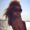 Zahia Dehar a publié une photo d'elle topless sur les réseaux sociaux, le 15 août 2014.