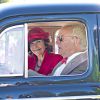Le roi Carl XVI Gustaf de Suède, son épouse la reine Silvia et sa Volvo PV 60 de 1946 ont pris part au rallye du roi de Borgholm le 16 août 2014. En costumes d'époque, naturellement.