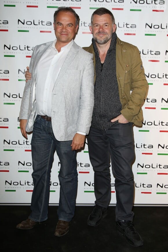 Exclusif - Thomas Hervé et Eric Naulleau en mai 2013 à Paris.
