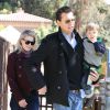 Ali Larter et son mari Hayes MacArthur sont allés se promener avec leur fils Theodore au parc Coldwater Canyon à Beverly Hills. Le 9 mars 2013.