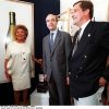 Alain Juppé et la baronne Philippine de Rothschild - Inauguration du Salon du vin de Bordeaux en 1995.