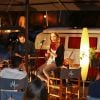 Exclusif - Roxane Le Texier et Sébastien Agius en concert au restaurant La Mado à Aix-en-Provence lors de leur Liberty Tour, en août 2014. Photo : Philippe Doignon/BestImage