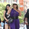 Mariah Carey dans les rues de New York, le 25 août 2014.