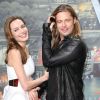 Angelina Jolie et Brad Pitt en Allemagne le 4 juin 2013. Le mariage du couple a eu lieu en France le 23 août 2014.