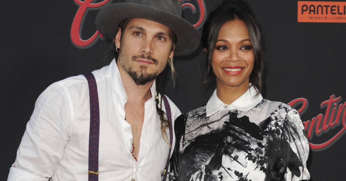 Zoe Saldana, enceinte : Divine au bras de son époux Marco, elle court