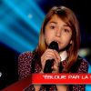 Carla dans The Voice Kids, le 30 août 2014 sur TF1.