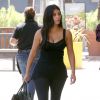 Kim Kardashian s'est rendue à une séance de Pilates à Sherman Oaks, Los Angeles, le 28 août 2014.