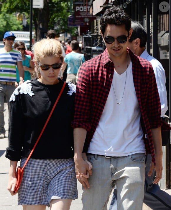 Kate Mara et Max Minghella à New York le 7 juin 2014.