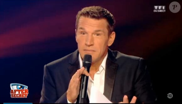 Benjamin Castaldi le 29 août 2014 dans "Secret Story 8" sur TF1.