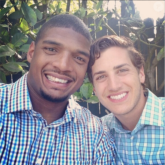 Michael Sam et Vito Cammisano, photo publiée sur son compte Instagram le 17 mai 2014