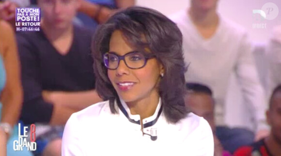 Audrey Pulvar dans Le Grand 8, sur D8 le lundi 1er septembre 2014.