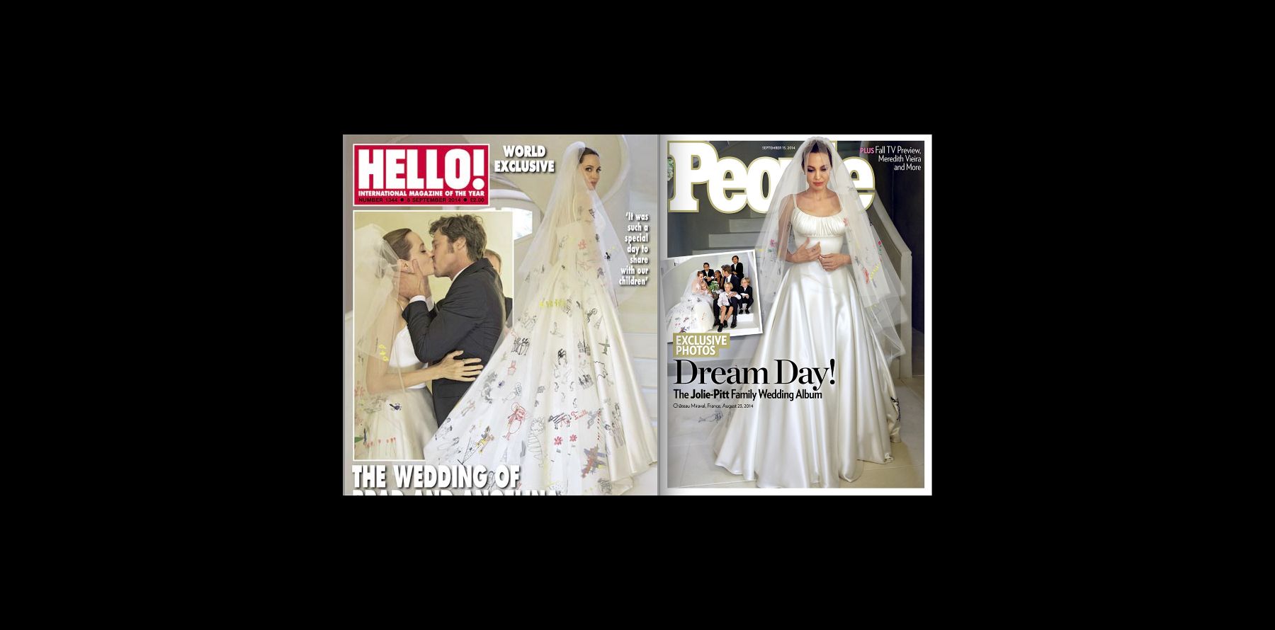 Robe De Mariée Angelina Jolie Mariage d'Angelina Jolie et Brad Pitt : Les premières photos de la noce ! -  Purepeople