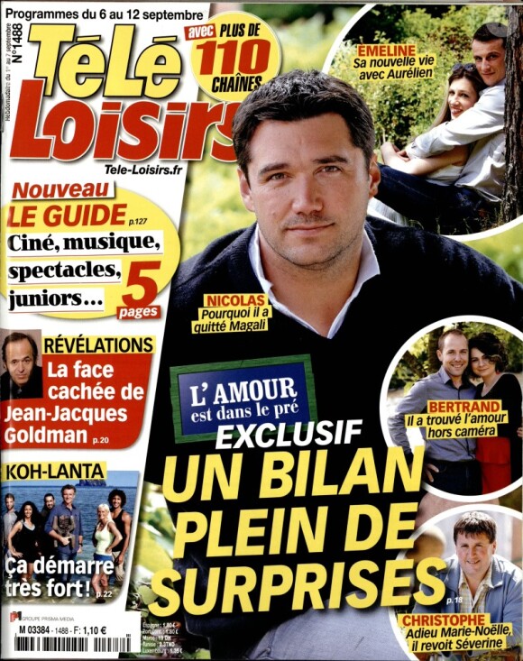 Magazine Télé-Loisirs du 1er septembre 2014.