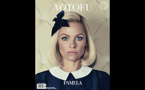 Pamela Anderson, littéralement métamorphosée en couverture de "No Tofu Magazine", daté de l'automne 2014.