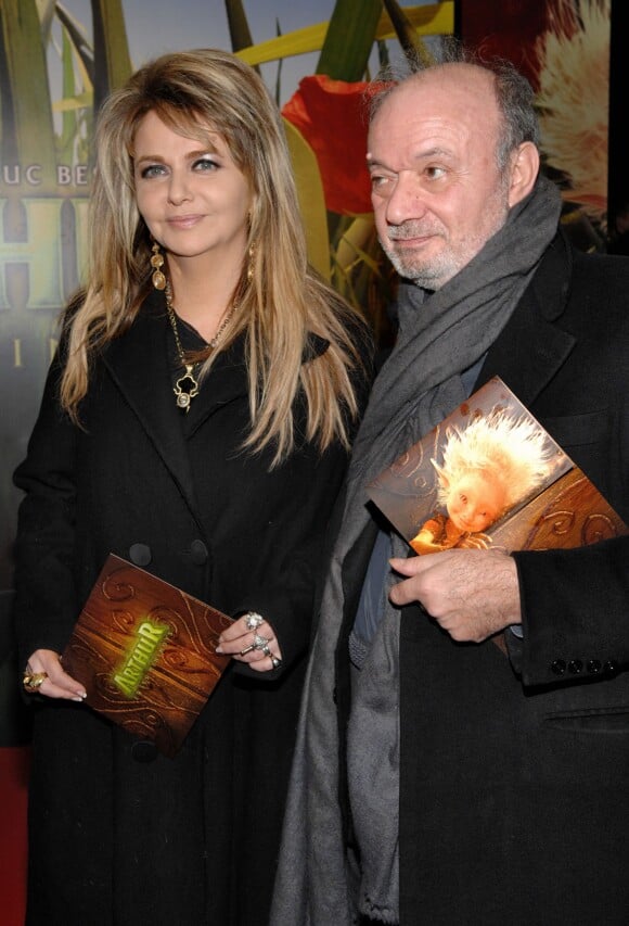 Claude Berri et Nathalie Rheims à Paris le 27 novembre 2006