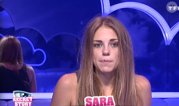 Sara - "Secret Story 8", quotidienne du mercredi 23 juillet 2014 sur TF1.