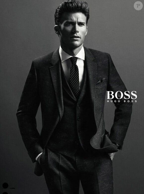 Scott Eastwood, fils de Clint Eastwood, nouvel ambassadeur de la marque Hugo Boss pour la collection Automne-Hiver 2014 en juin 2014