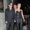 Johnny Depp et Amber Heard quittent les GQ awards à Londres le 3 septembre 2014.