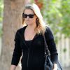 Ali Larter, enceinte, se rend à son cours de gym à West Hollywood, le 3 septembre 2014. 