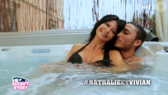 Nathalie et Vivian, candidats de Secret Story 8, dans leur portrait (Secret Story 8, le vendredi 18 juillet 2014.)