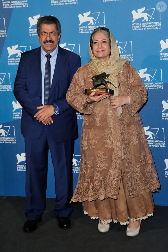 Rakhshan Banietemad lors de la remise des prix de la 71e Mostra de Venise le 6 septembre 2014