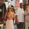 Beyoncé et Jay-Z dans les rues de Portofino, le 6 septembre 2014.