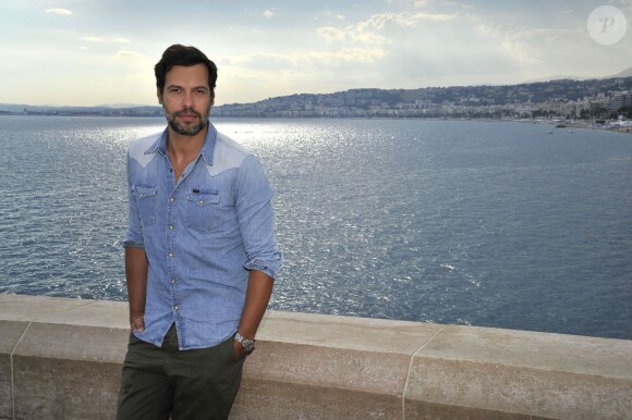 Laurent Lafitte à Nice à l'hôtel La Perouse, le 5 septembre 2014, pour présenter le long métrage "Elle l'adore"