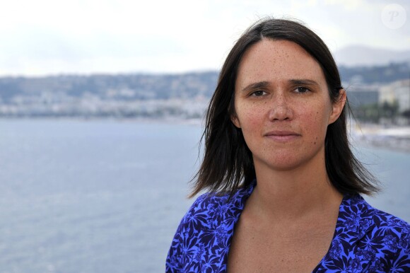 Jeanne Herry à Nice à l'hôtel La Pérouse, le 5 septembre 2014 pour présenter son premier long métrage en tant que réalisatrice : "Elle l'adore"