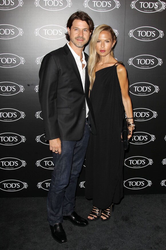 Roger Berman et Rachel Zoe assistent à la soirée de réouverture de la boutique TOD'S sur Madison Avenue. New York, le 8 septembre 2014.