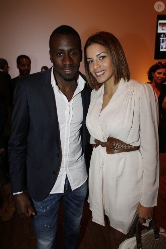 Blaise Matuidi et son épouse lors des 20 ans de la société Orange à L'Electric, à Paris le 9 septembre 2014