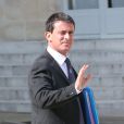  Manuel Valls - Sortie du conseil des ministres au palais de l'Ely&eacute;e &agrave; Paris le 10 septembre 2014.&nbsp; 