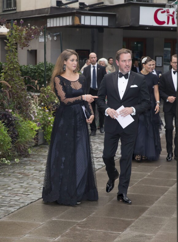 Christopher O'Neill et la princesse Madeleine de Suède au Berns Hotel, à Stockholm le 8 septembre 2014, pour le gala des 15 ans de la World Childhood Foundation.