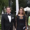 Chris O'Neill et la princesse Madeleine au Berns Hotel, à Stockholm le 8 septembre 2014, pour le gala des 15 ans de la World Childhood Foundation.