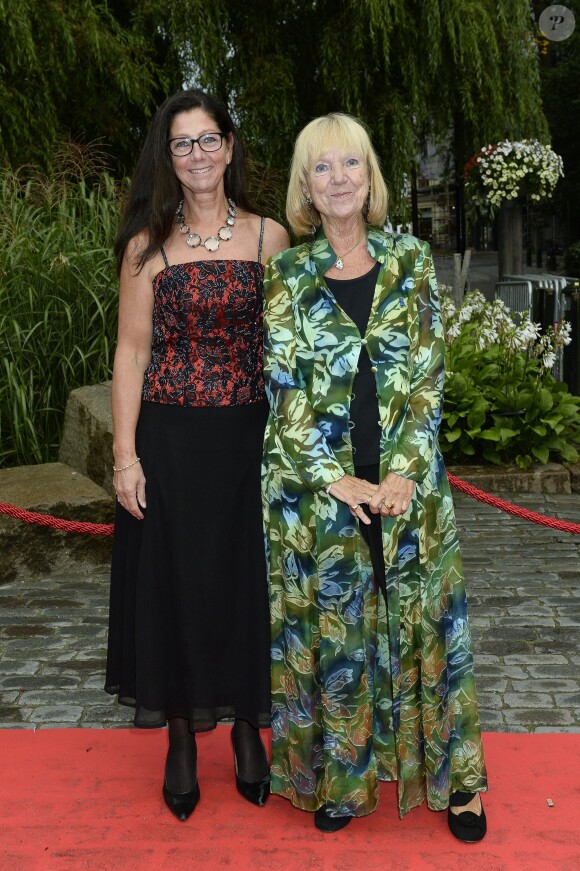 Vicky von der Lancken, Lena Ahlström au Berns Hotel, à Stockholm le 8 septembre 2014, pour le gala des 15 ans de la World Childhood Foundation.
