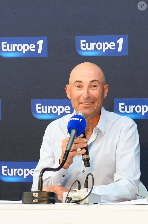 Nicolas Canteloup - Conférence de rentrée de Europe 1 à Paris. Le 3 septembre 2014.