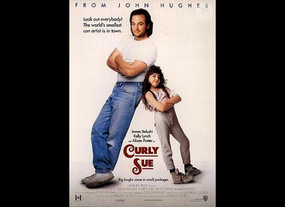 Alisan Porter et James Belushi, premiers rôles du long métrage Curly Sue sorti en 1991