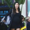 Exclusif - Kourtney Kardashian, enceinte et de sortie à Malibu, avec son fils Mason et des amis. Le 11 septembre 2014.